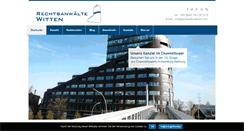 Desktop Screenshot of anwaelte-witten.com